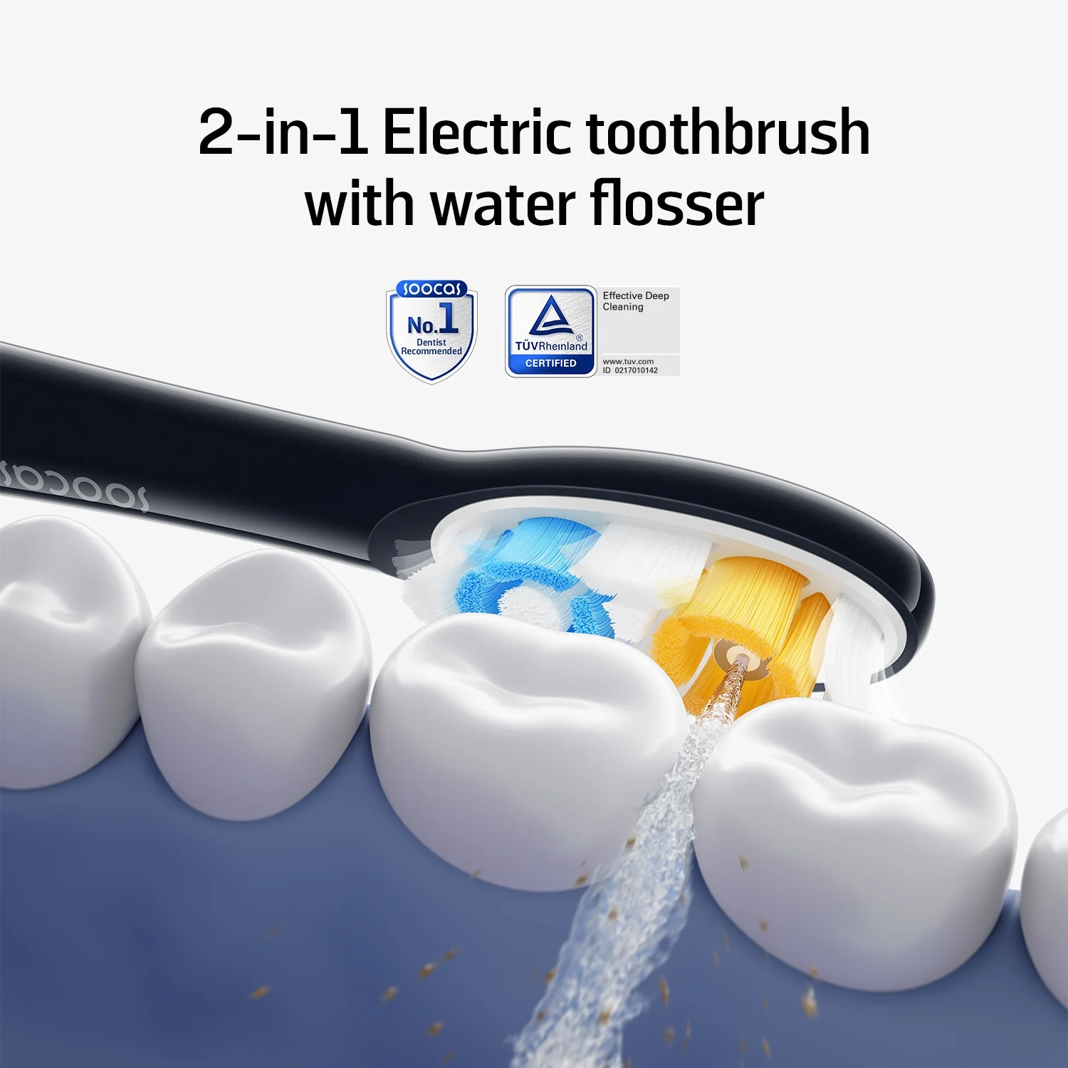 Soocas NEOS II electric toothbrush with water flosser - Image 13