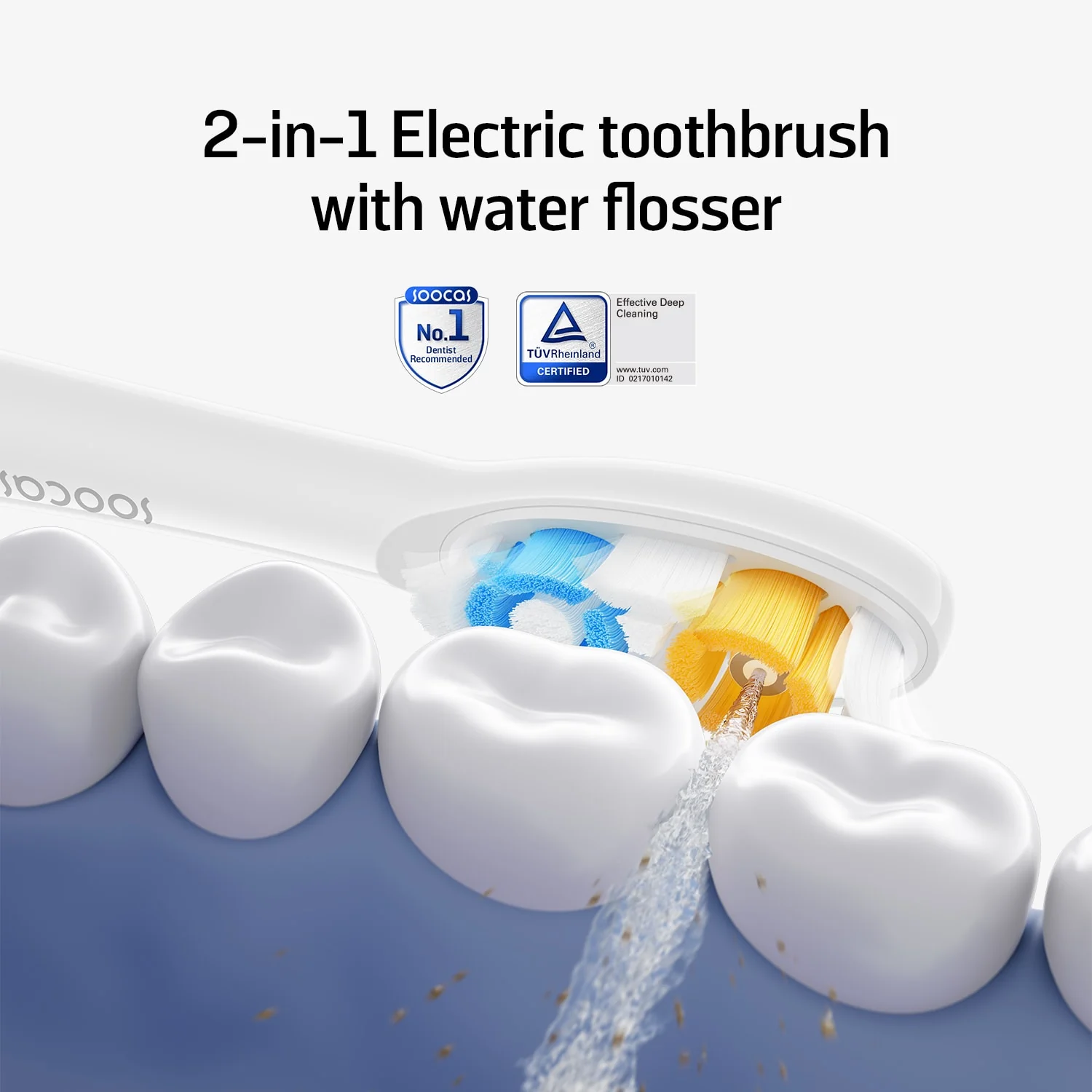 Soocas NEOS II electric toothbrush with water flosser - Image 34